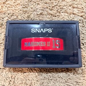 NFL SNAPS KC Chiefs Patrick Mahomes SnapBack Hat Strap Accessory NIP